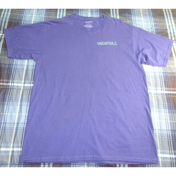 Jimmy Buffet Blue Margaritaville TShirt "Wastin' Away In..." Size Large - Picture 3 of 5